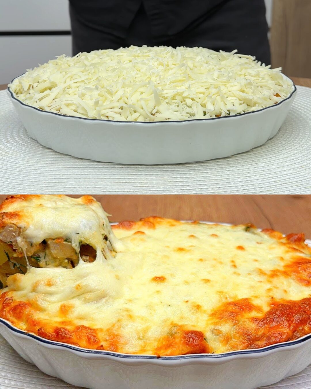 Turkey and Potato Cheese Bake