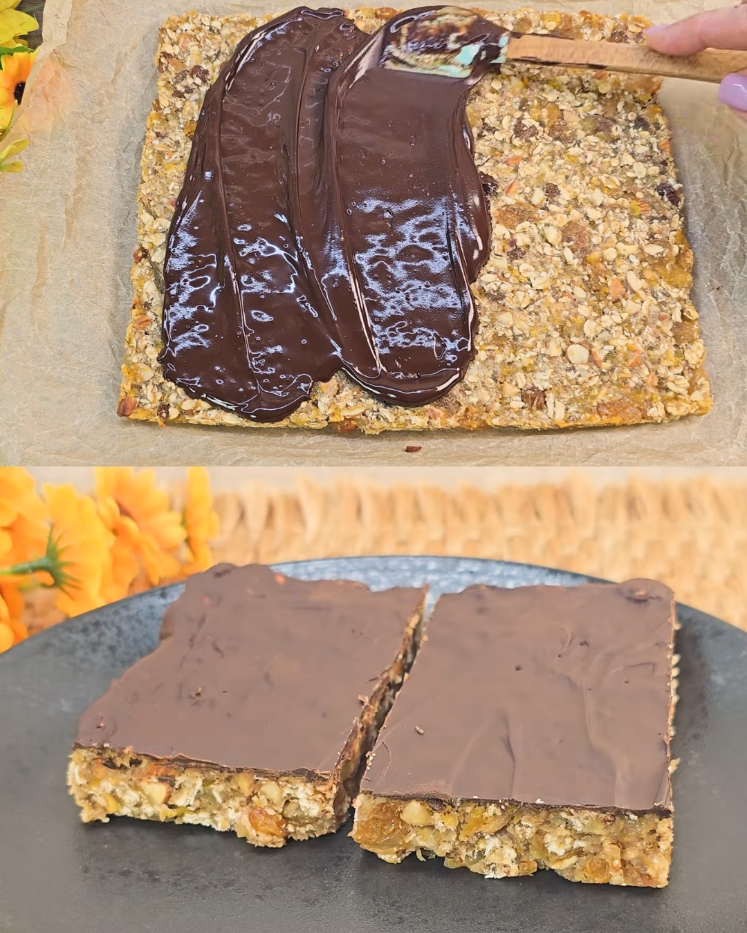 No-Bake Nutty Oat & Apricot Protein Bars