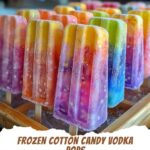 Frozen Cotton Candy Vodka Pops
