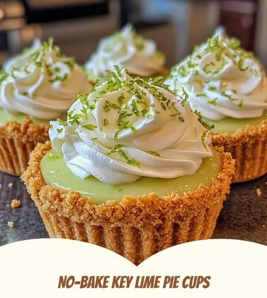 No-Bake Key Lime Pie Cups