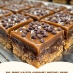 No-Bake Salted Caramel Pretzel Bars