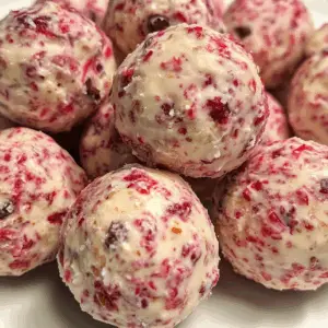 No-Bake Strawberry Cheesecake Energy Bites