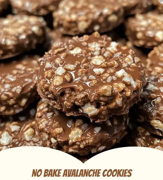 No Bake Avalanche Cookies