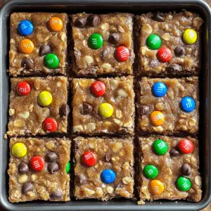 No-Bake Monster Cookie Bars