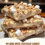 No-Bake White Chocolate Crunch Cookies