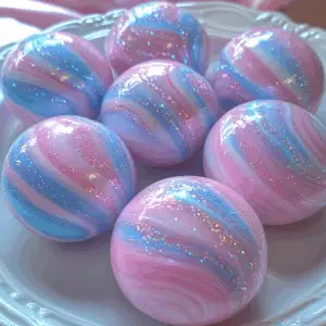 Cotton Candy Vodka Swirl Spheres : The Mesmerizing Molecular Gastronomy Experience