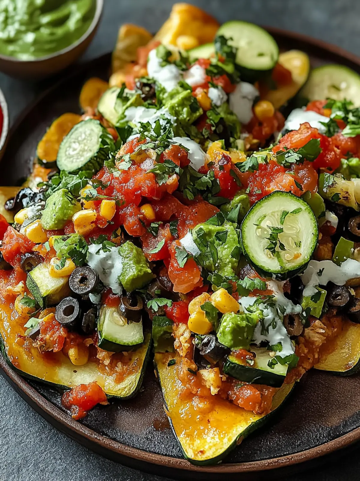 Zucchini Nachos Supreme: Guilt-Free Crunchy Delight 2 Zucchini Nachos Supreme