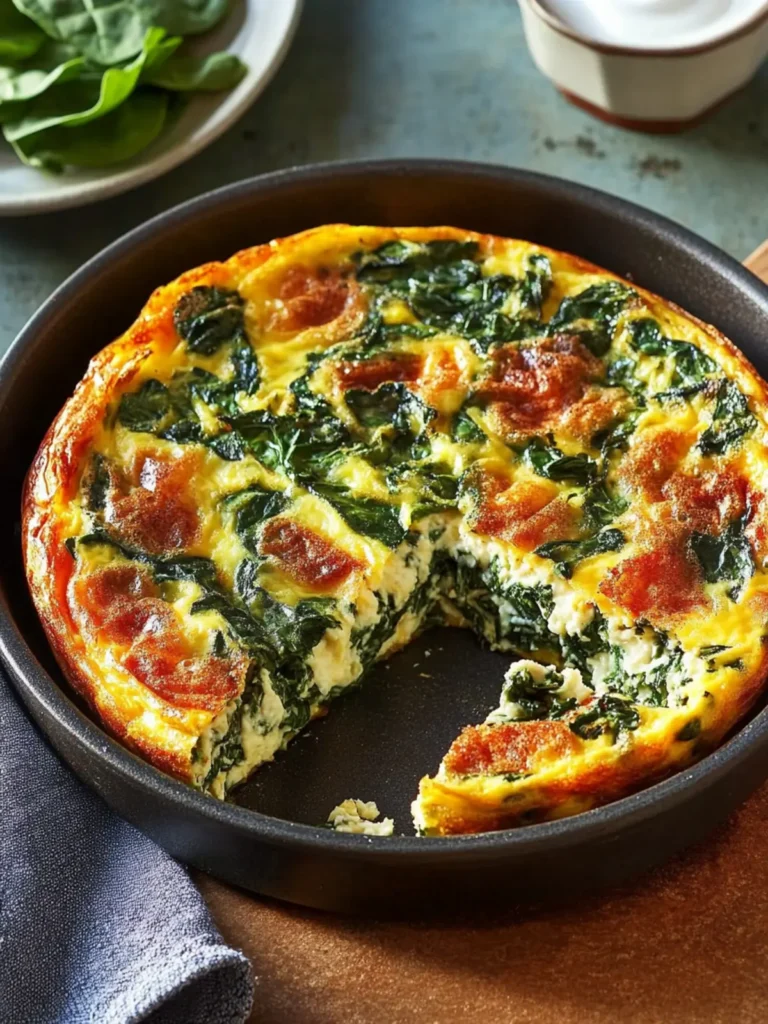 Perfect Spinach Frittata
