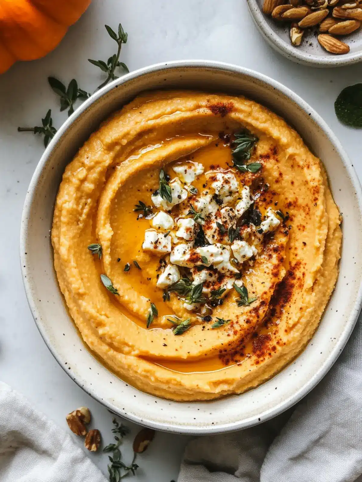 Pumpkin Whipped Feta Dip: A Cozy Fall Flavor Boost 4 Pumpkin Whipped Feta Dip