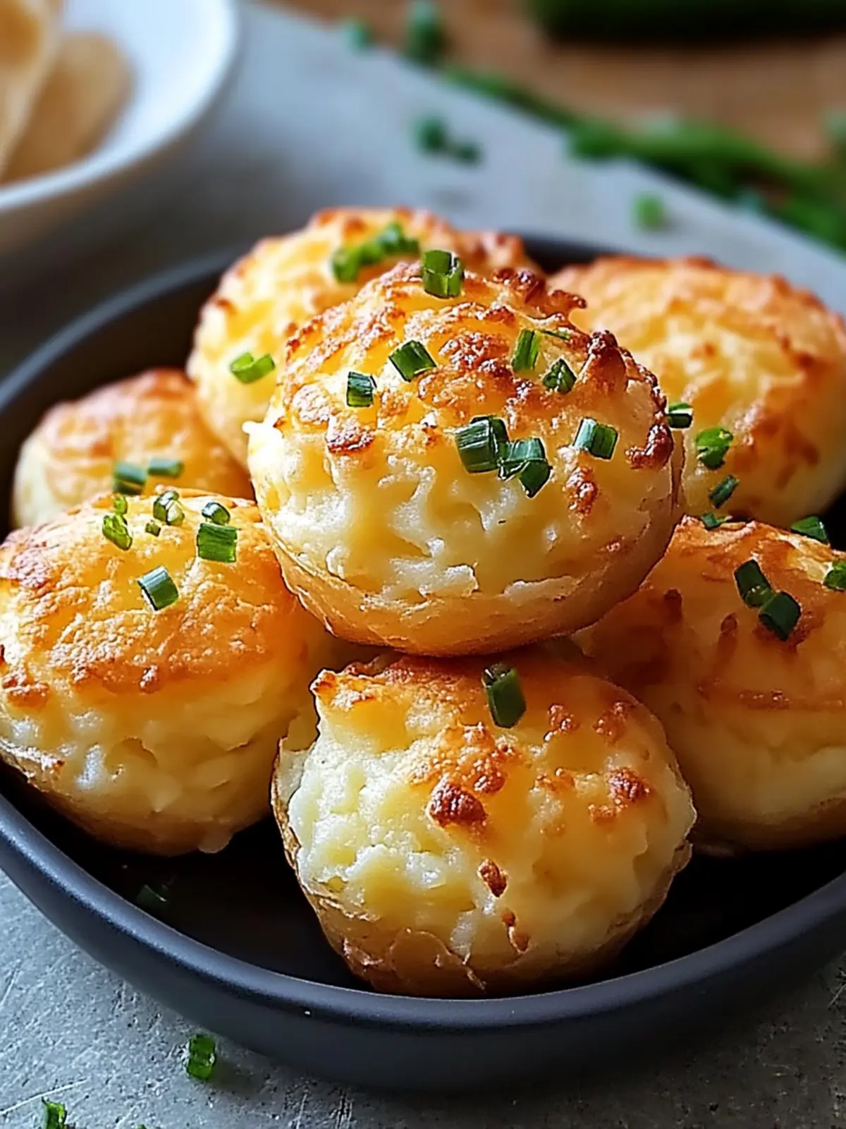Cheesy Mashed Potato Puffs