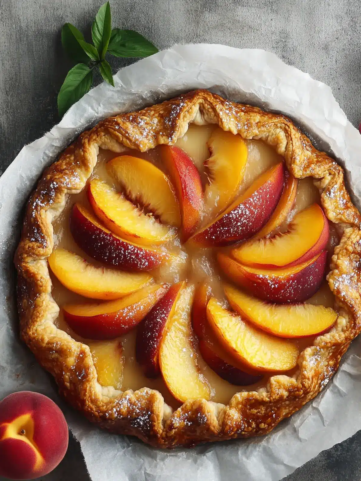 Peach Galette Recipe