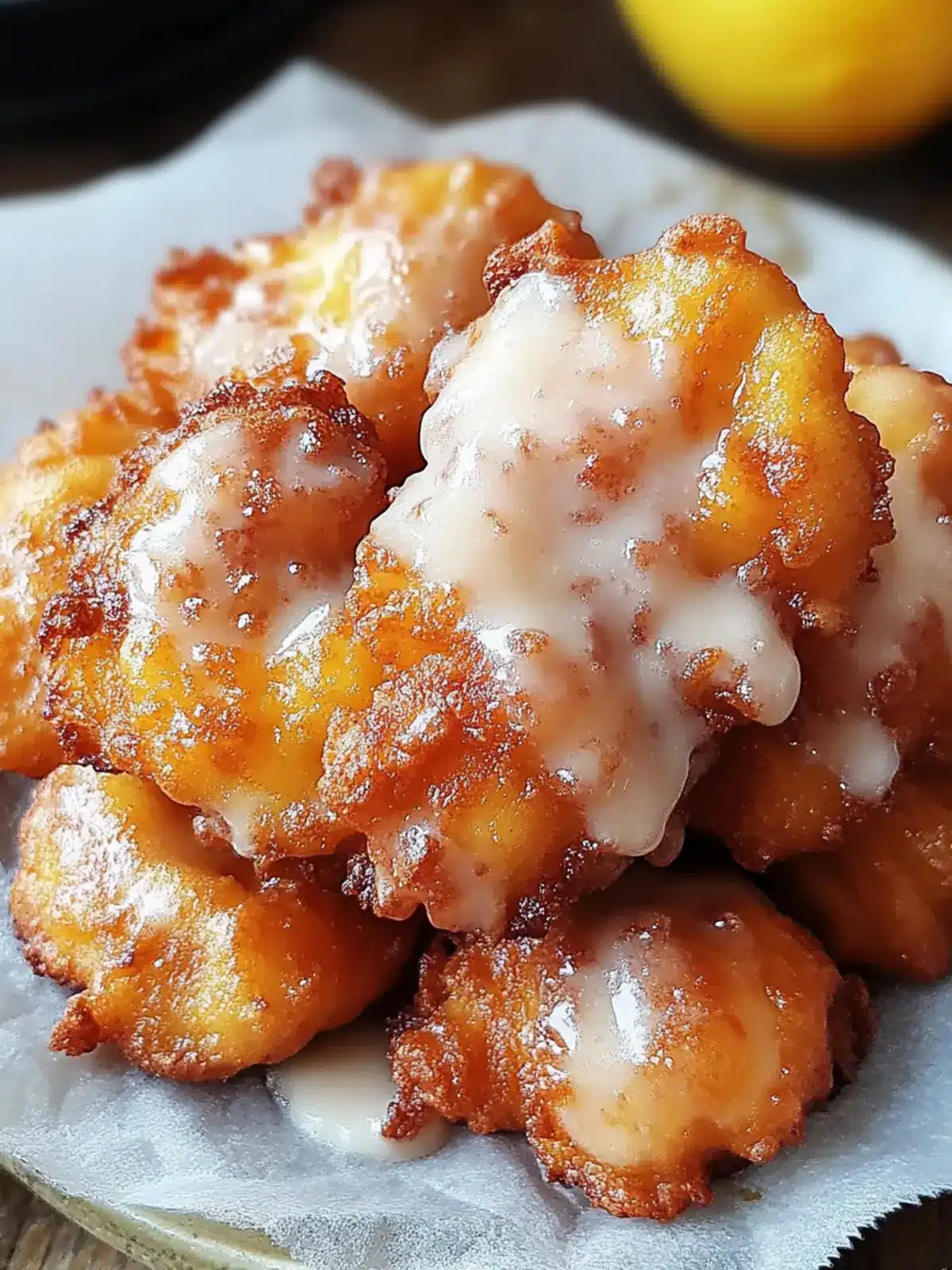Fresh Peach Fritters