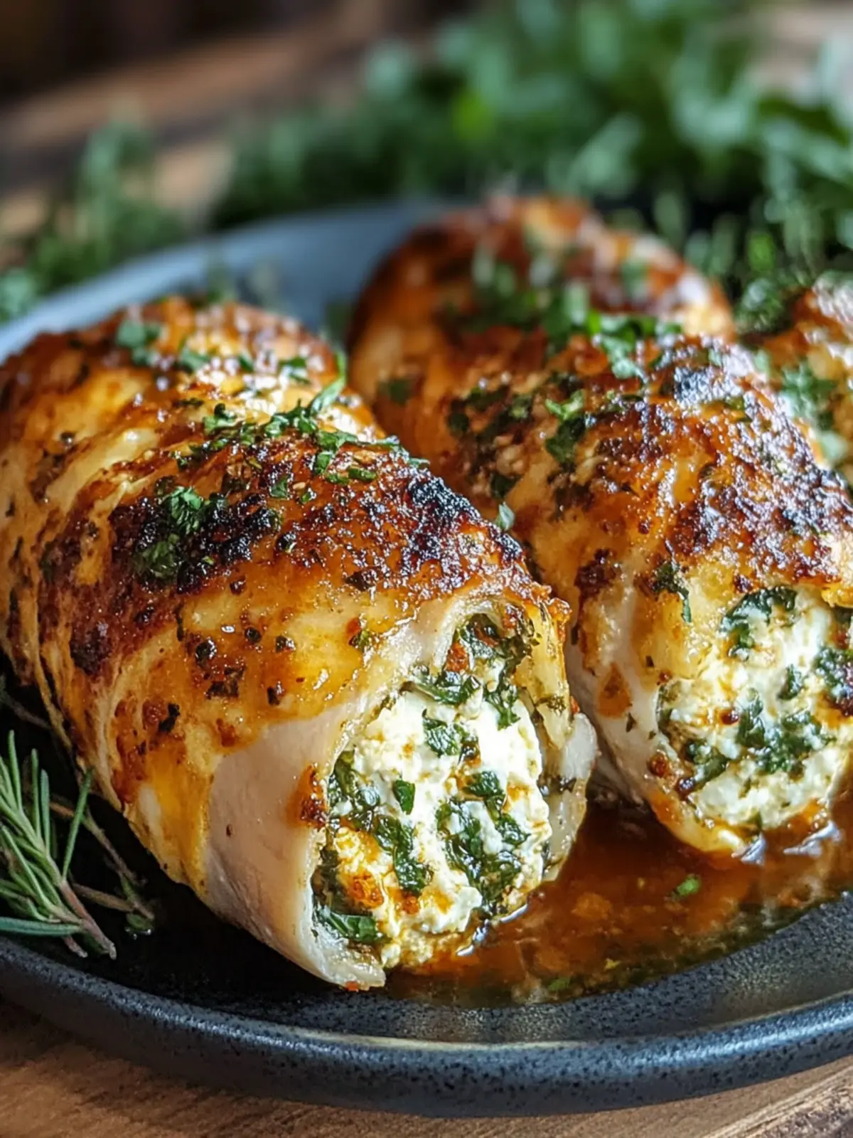 Herbed Ricotta Stuffed Chicken Rolls for a Flavor-Packed Dinner 2 Herbed Ricotta Stuffed Chicken Rolls