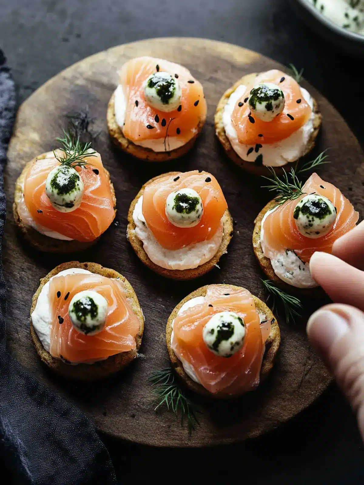 Easy Smoked Salmon Canapes