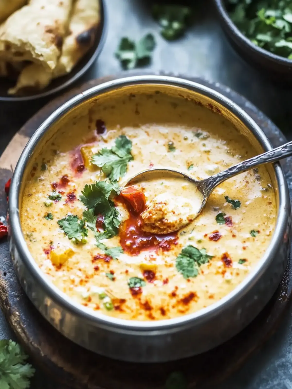 Spicy Pav Bhaji Fondue: A Cheesy Twist on Comfort Food 3 Spicy Pav Bhaji Fondue
