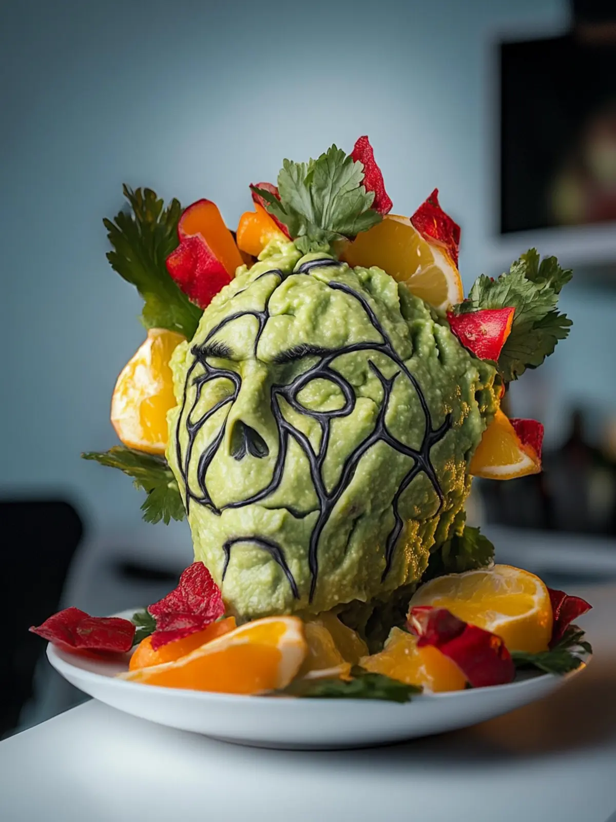 Zombie Brain Guacamole for a Spooky Halloween Feast 3 Zombie Brain Guacamole