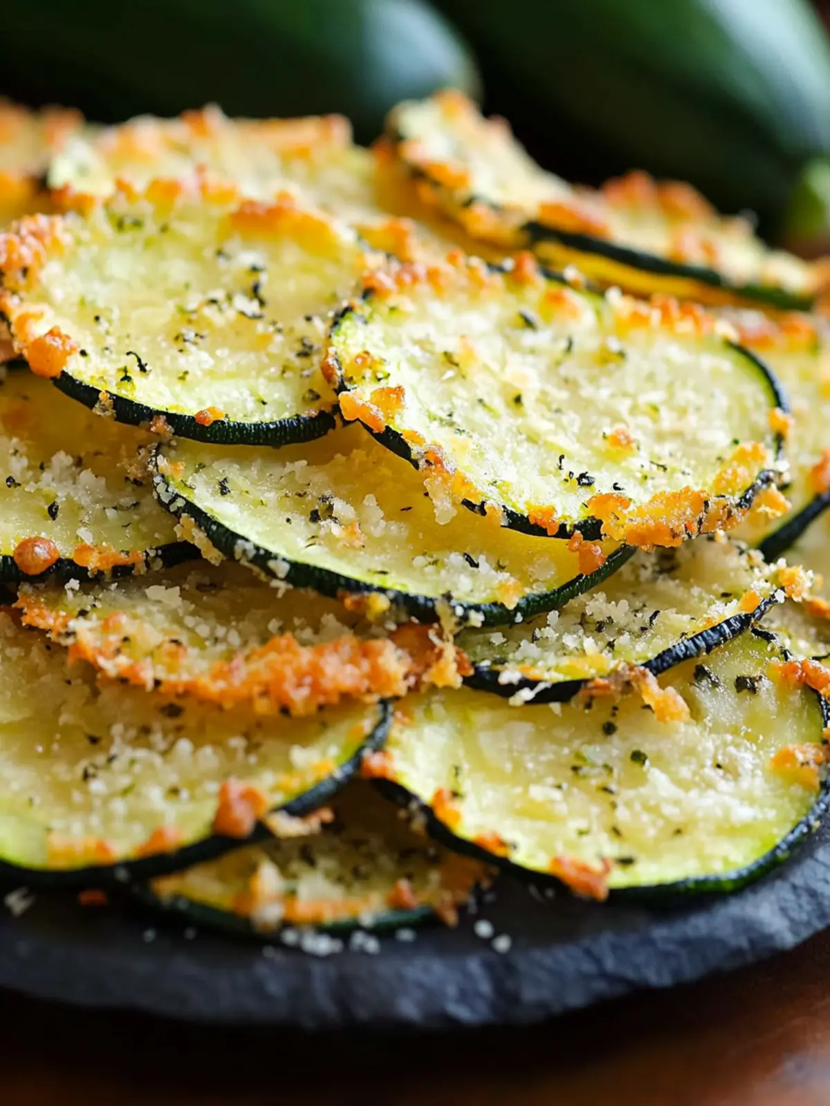 Zucchini Parmesan Crisps
