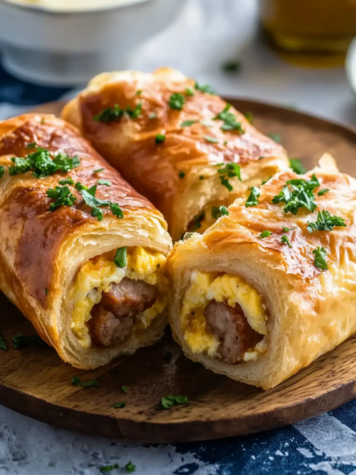 Sausage Egg Breakfast Roll-Ups