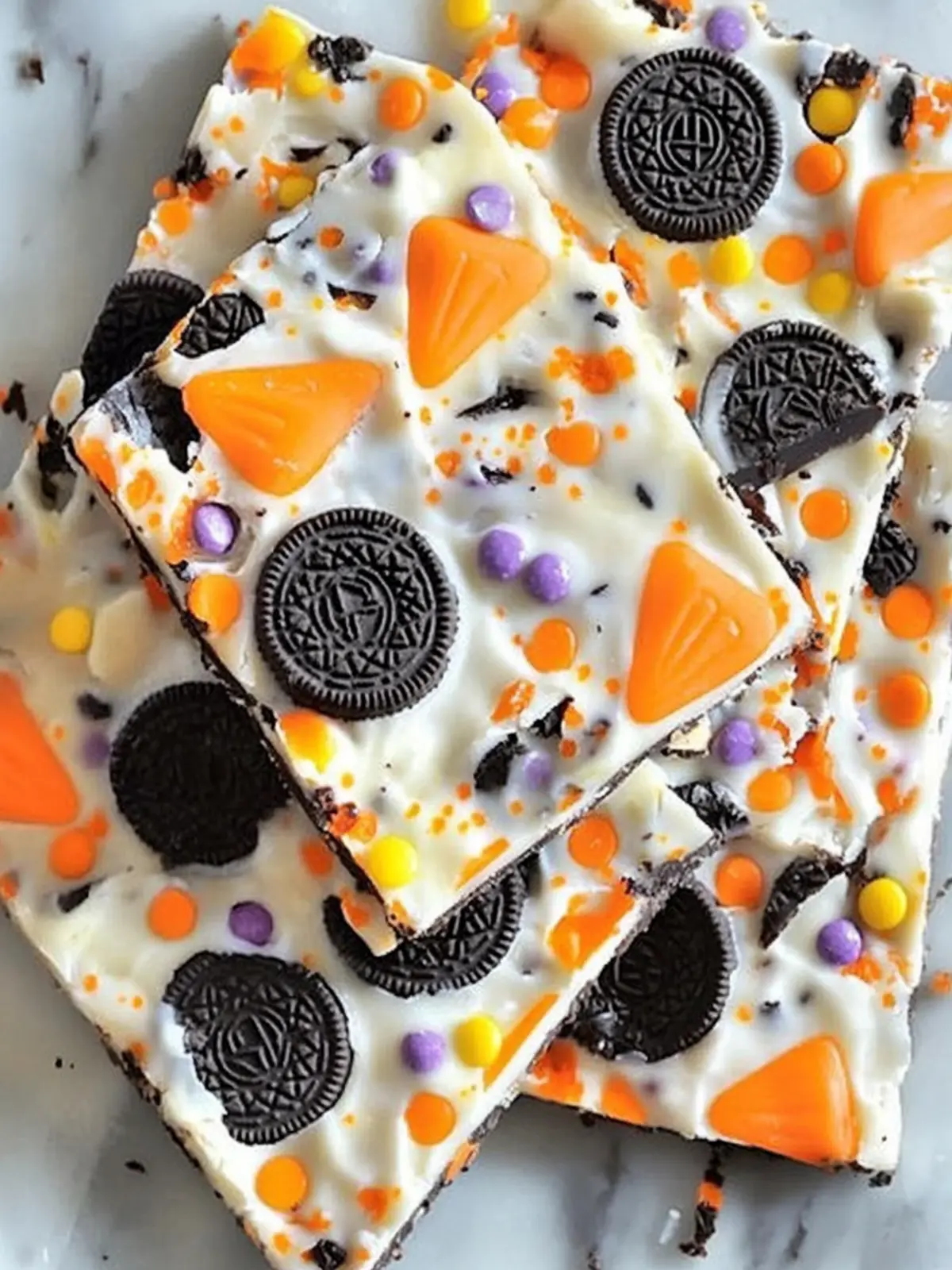 Festive Halloween Oreo Candy Bark That's Super Easy to Make 2 Festive Halloween Oreo Candy Bark