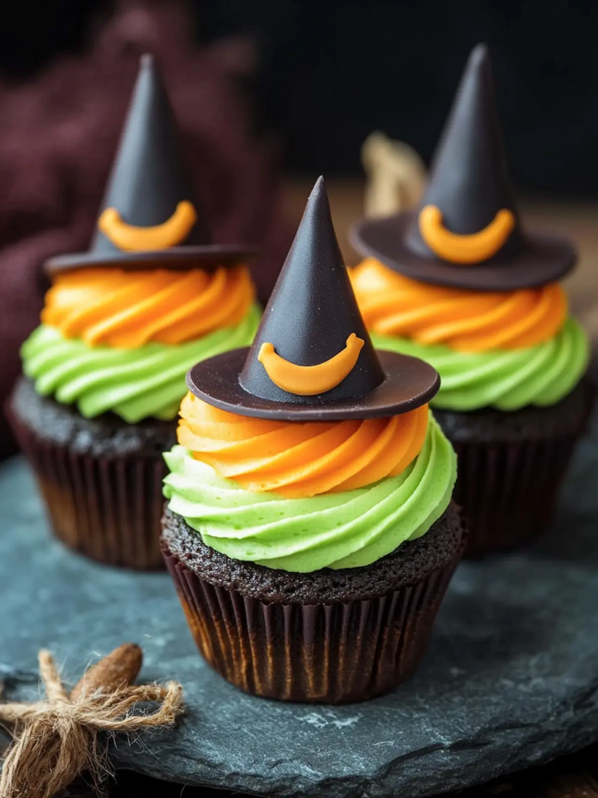 Enchanting Witch Hat Cupcakes to Sweeten Your Halloween 2 Witch Hat Cupcakes