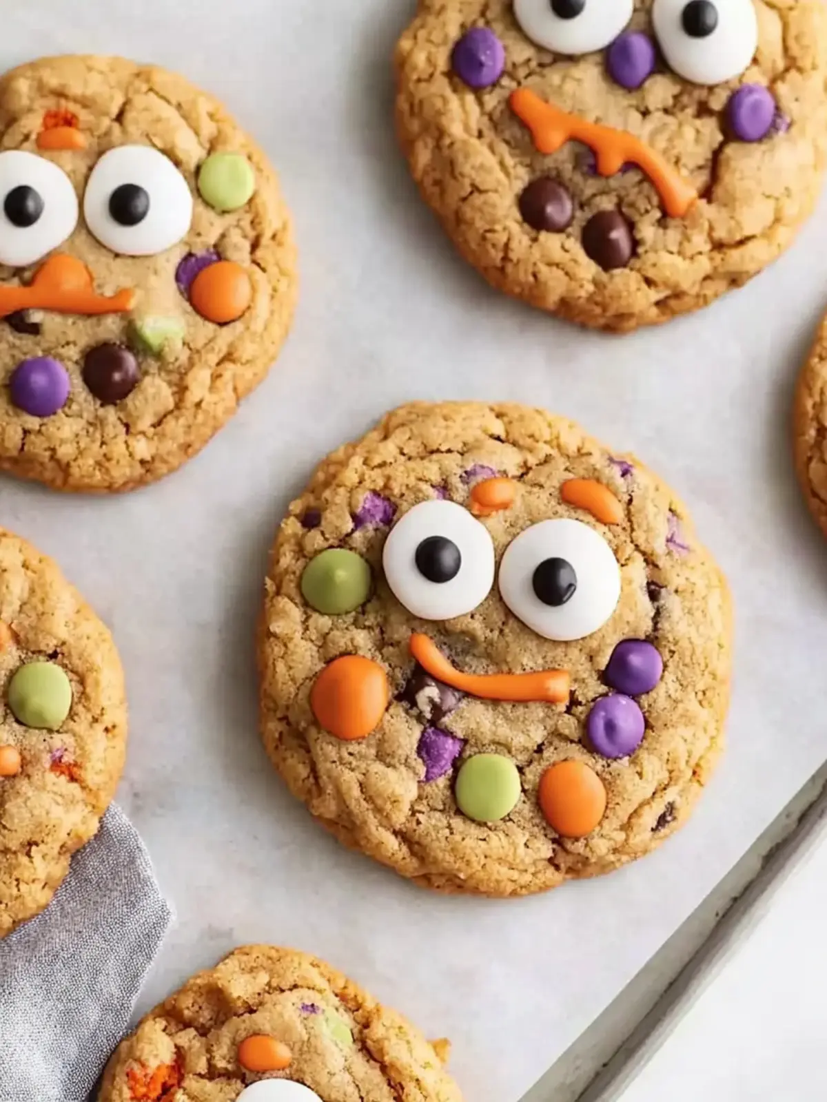 Chewy Halloween Monster Cookies That Kids Will Adore 2 Chewy Halloween Monster Cookies