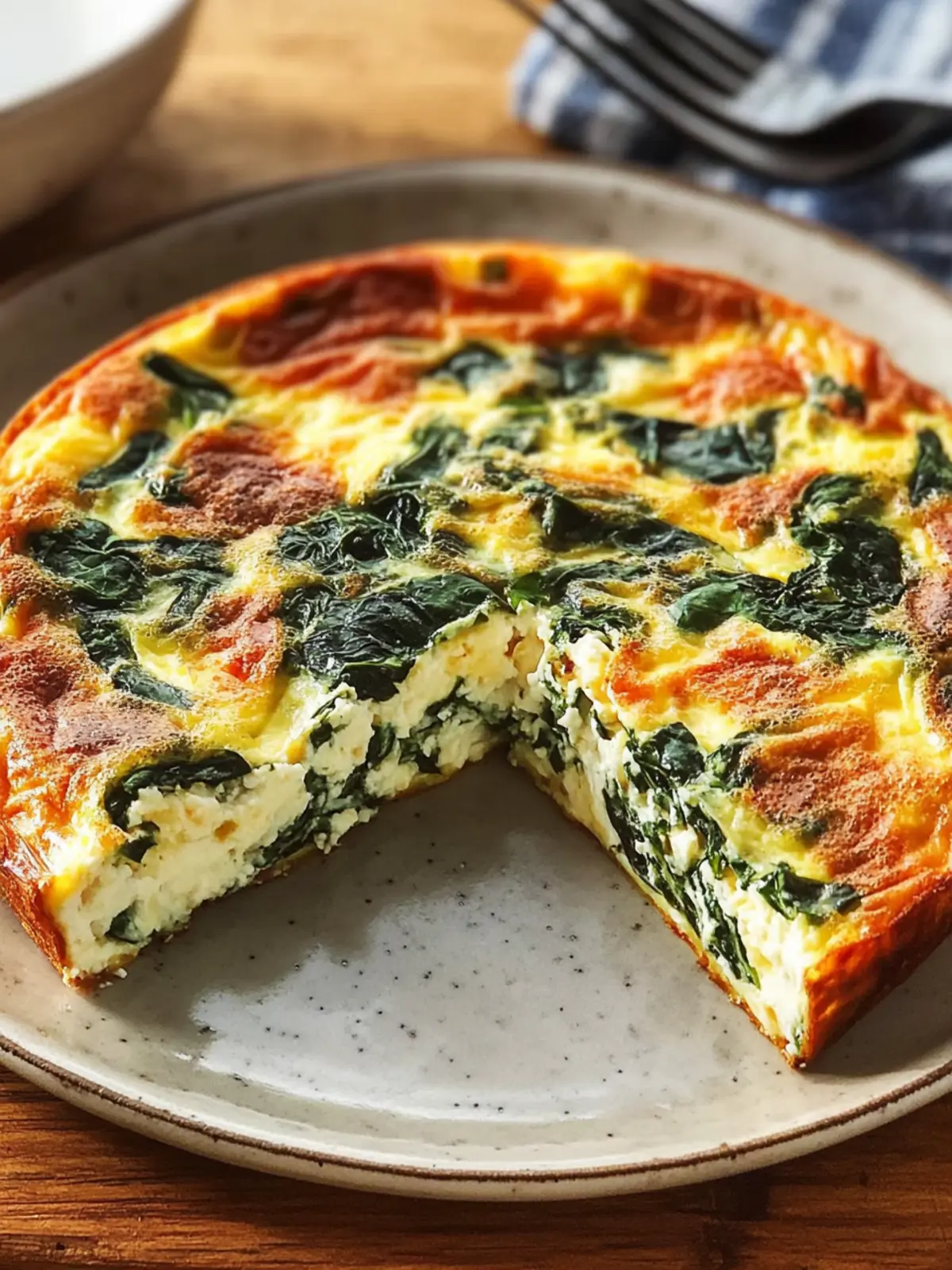 Perfect Spinach Frittata