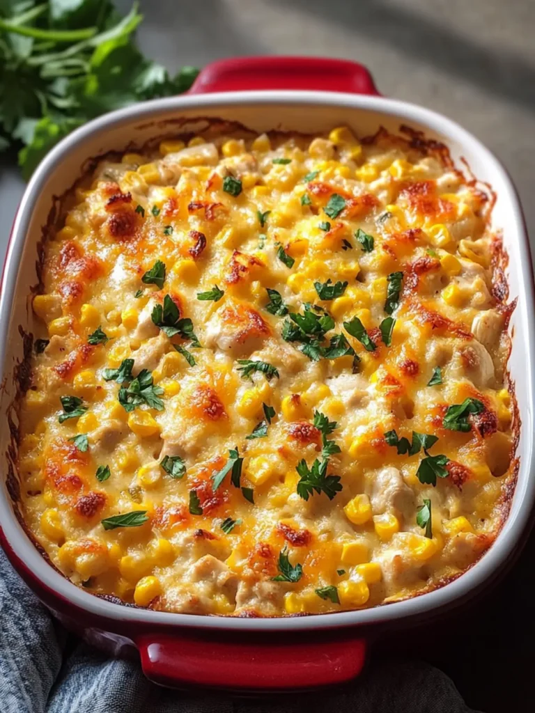 Street Corn Chicken Casserole