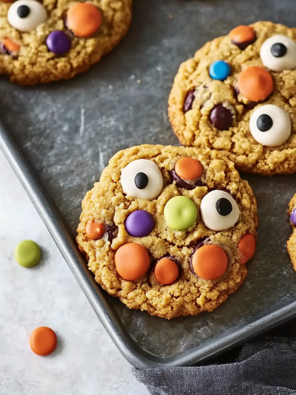 Chewy Halloween Monster Cookies That Kids Will Adore 4 Chewy Halloween Monster Cookies