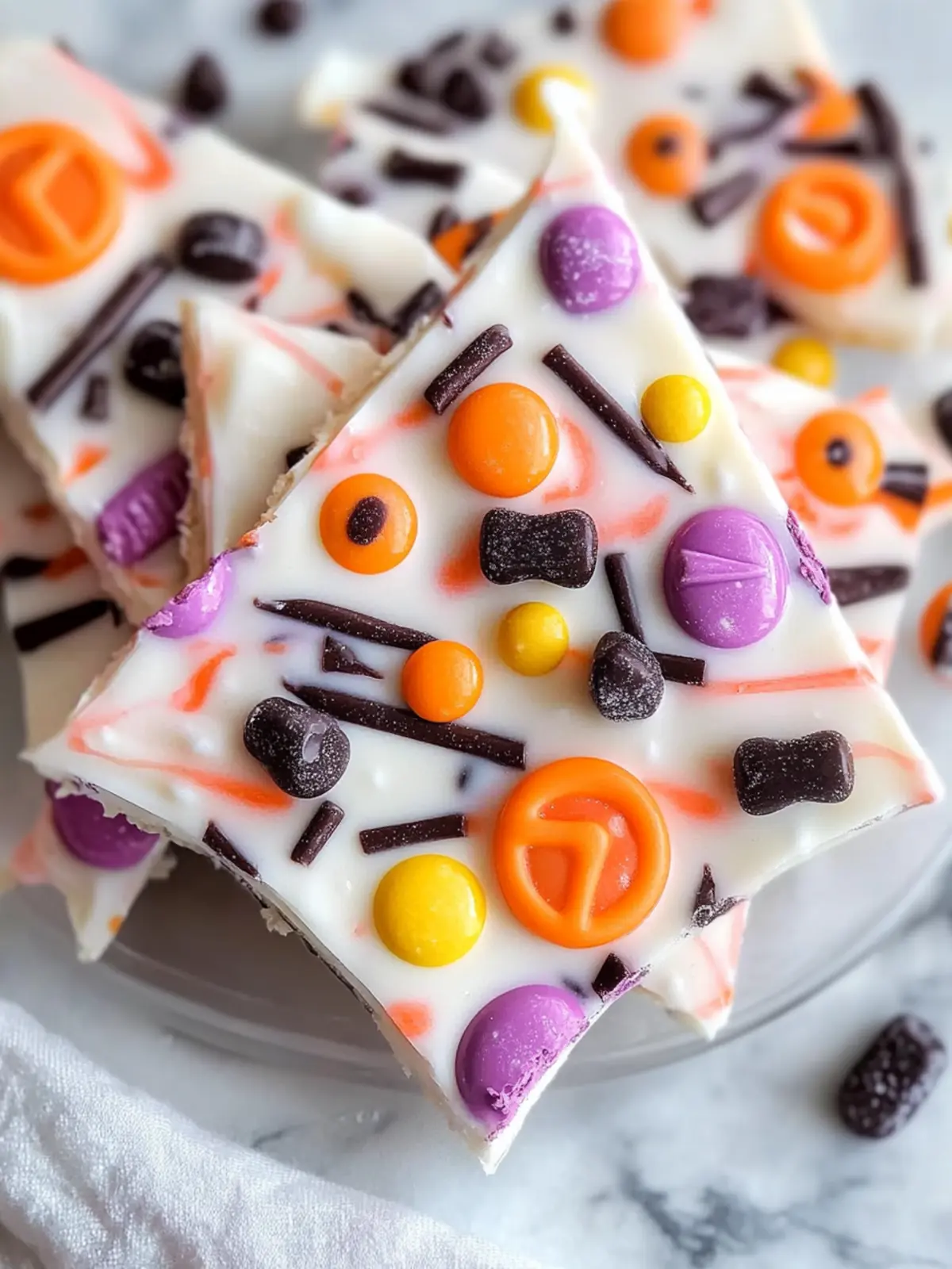 Tasty Halloween Candy Yogurt Bark: A Healthy Sweet Treat 2 Tasty Halloween Candy Yogurt Bark
