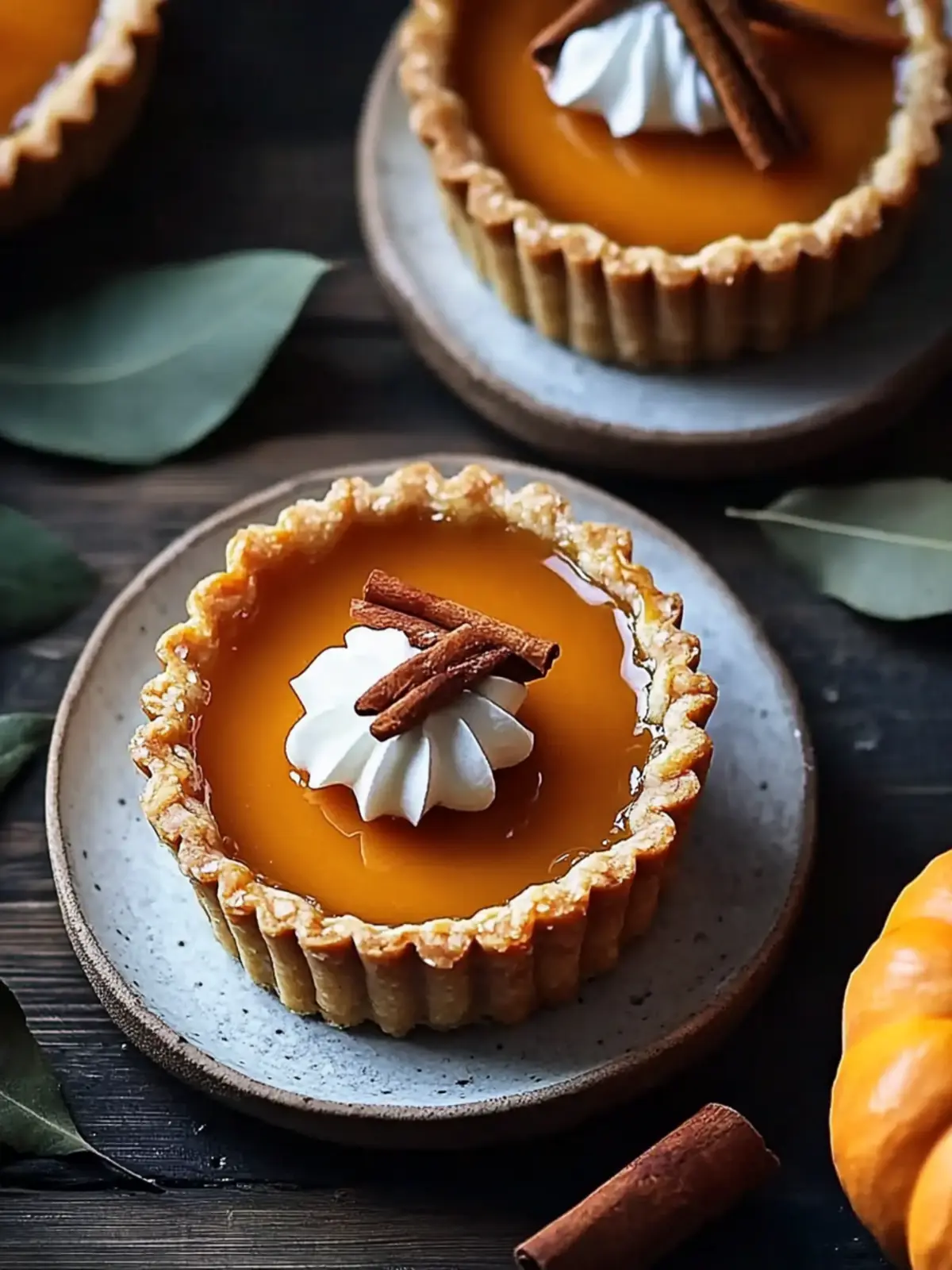 Pumpkin Spice Caramel Tarts: Fall's Irresistible Sweet Treat 4 Pumpkin Spice Caramel Tarts