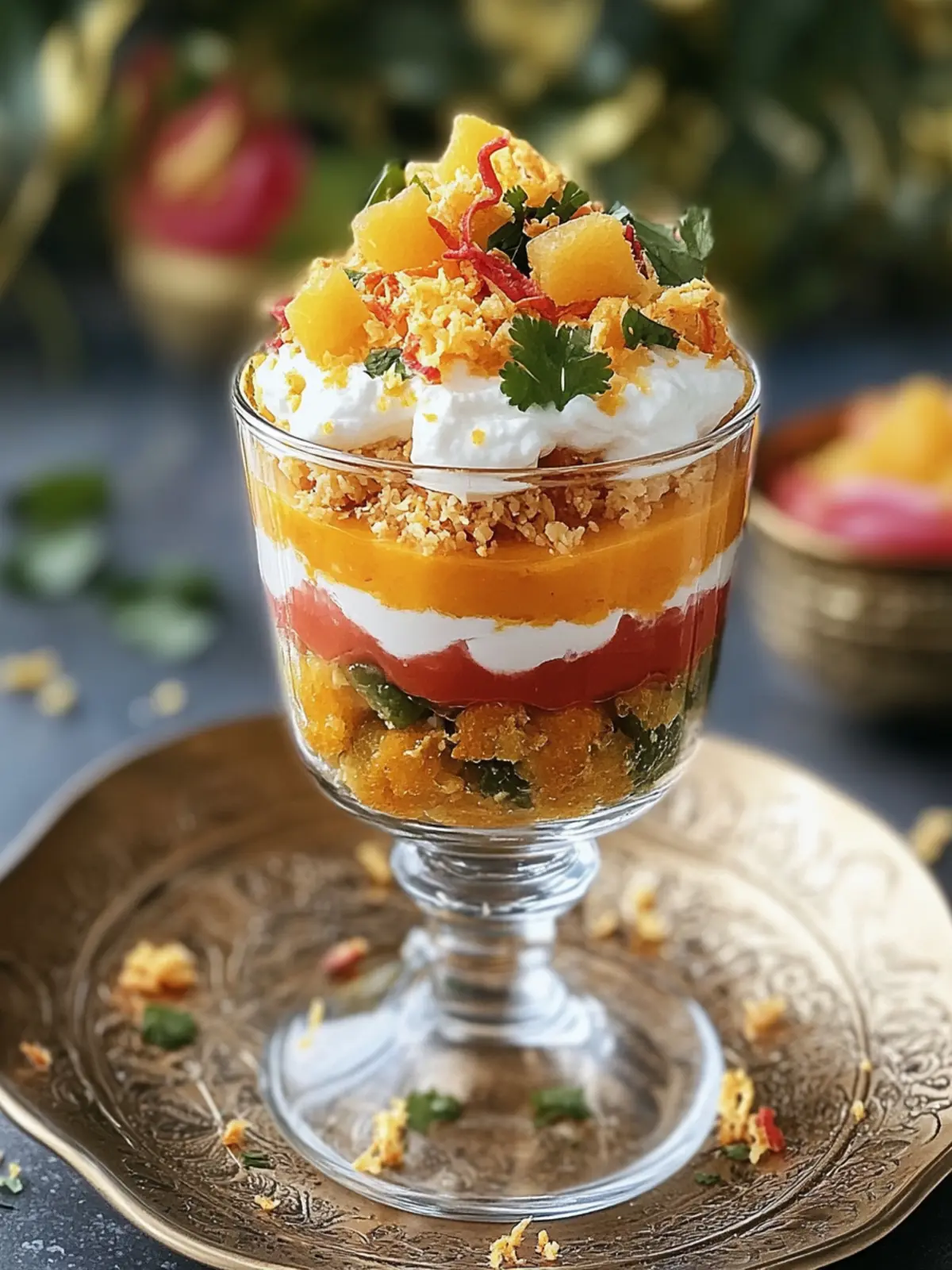 Zesty Orange Dahi Vada Layer Chaat for a Vibrant Feast 4 Zesty Orange Dahi Vada Layer Chaat