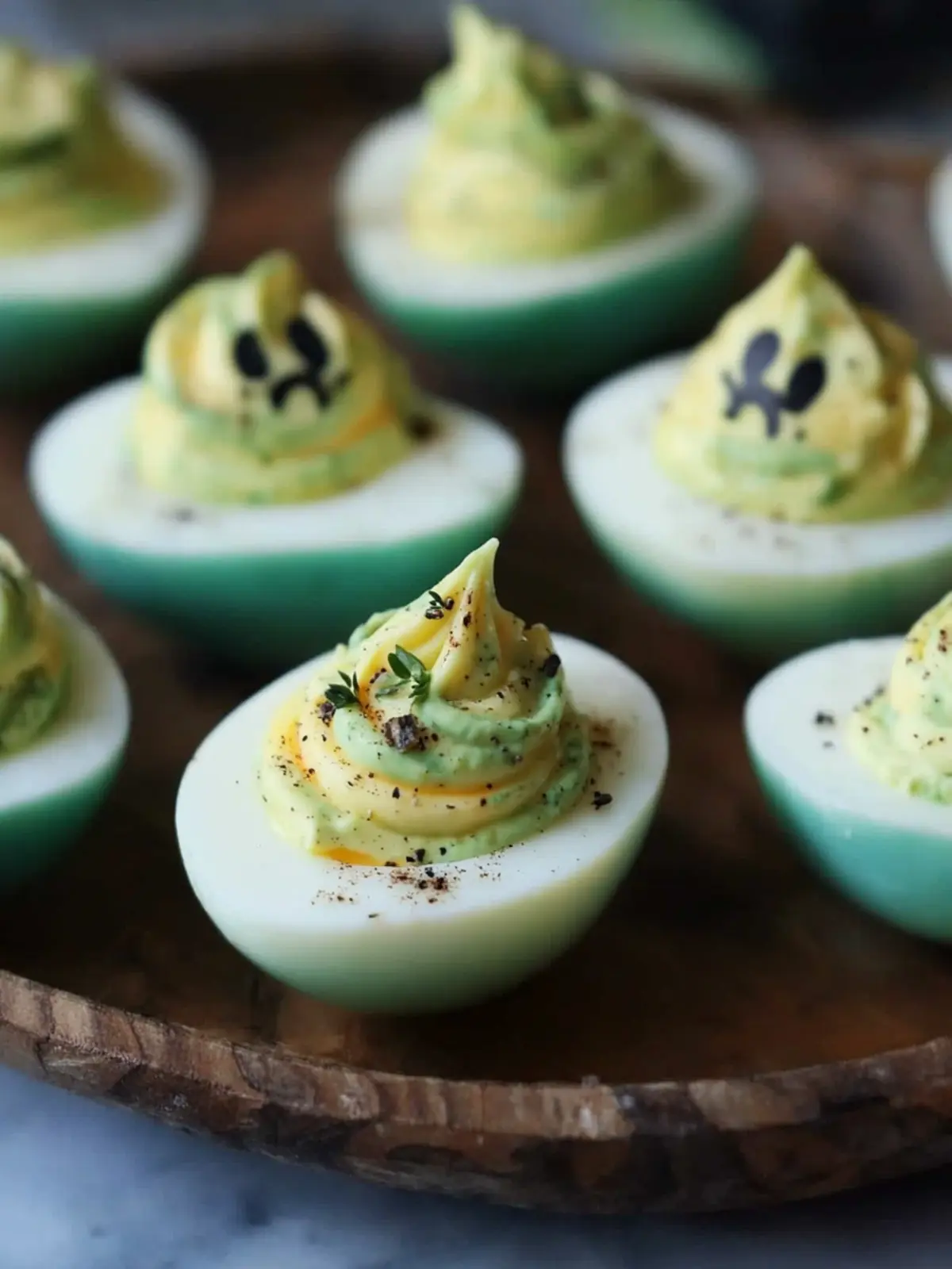 Spooky Halloween Deviled Eggs That Wow Your Guests 2 Halloween Deviled Eggs
