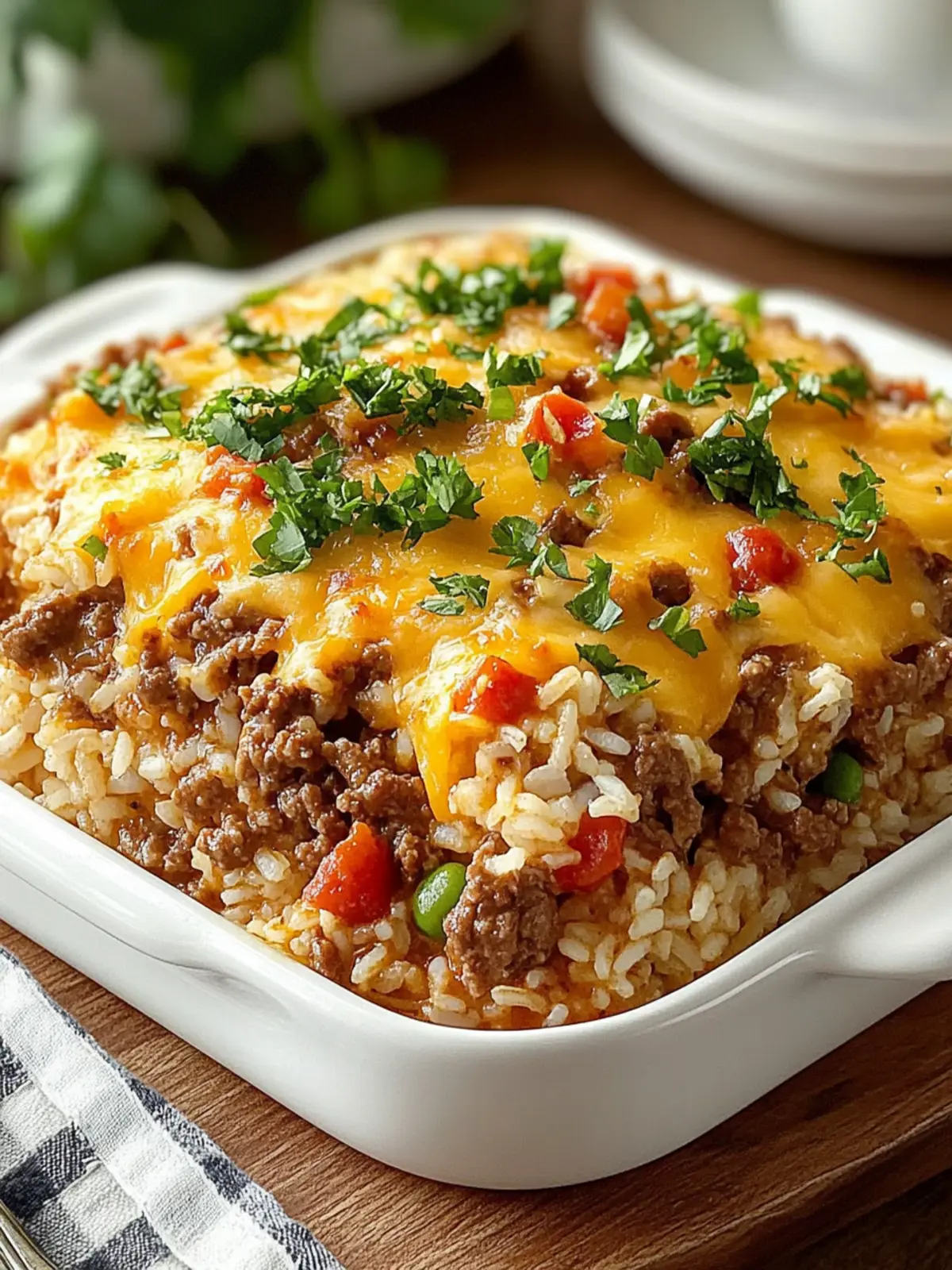 Cheesy Beef and Rice Casserole Delight for Cozy Family Nights 5 Cheesy Beef and Rice Casserole Delight