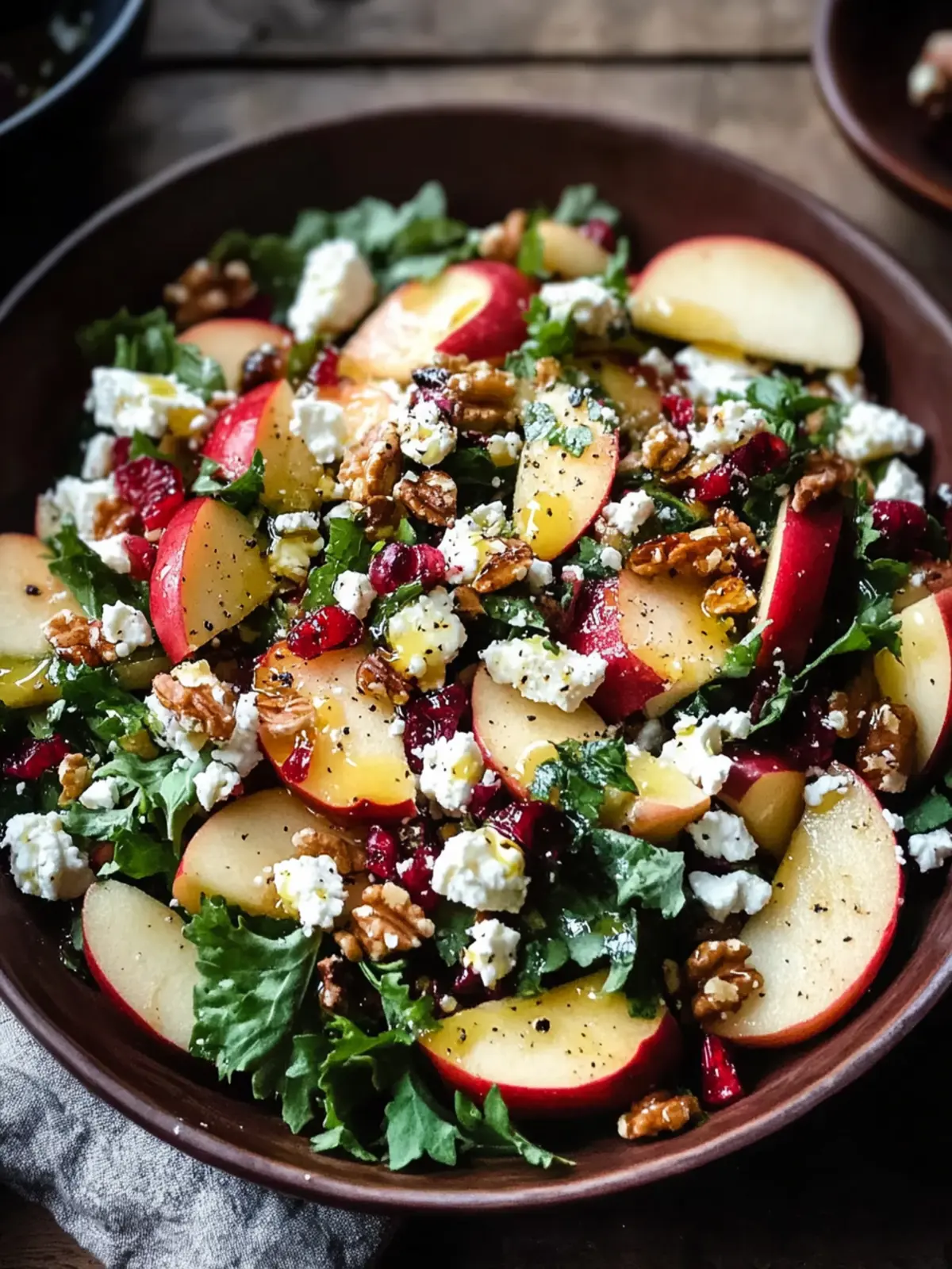 Autumn Harvest Honeycrisp Apple and Feta Salad to Savor 2 Autumn Harvest Honeycrisp Apple and Feta Salad.