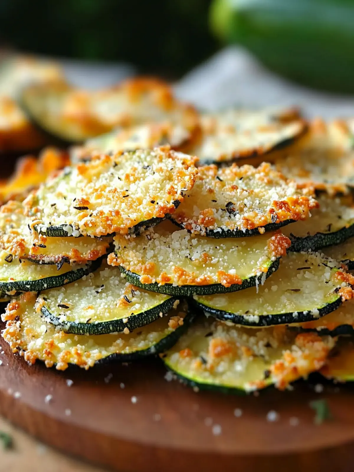 Zucchini Parmesan Crisps
