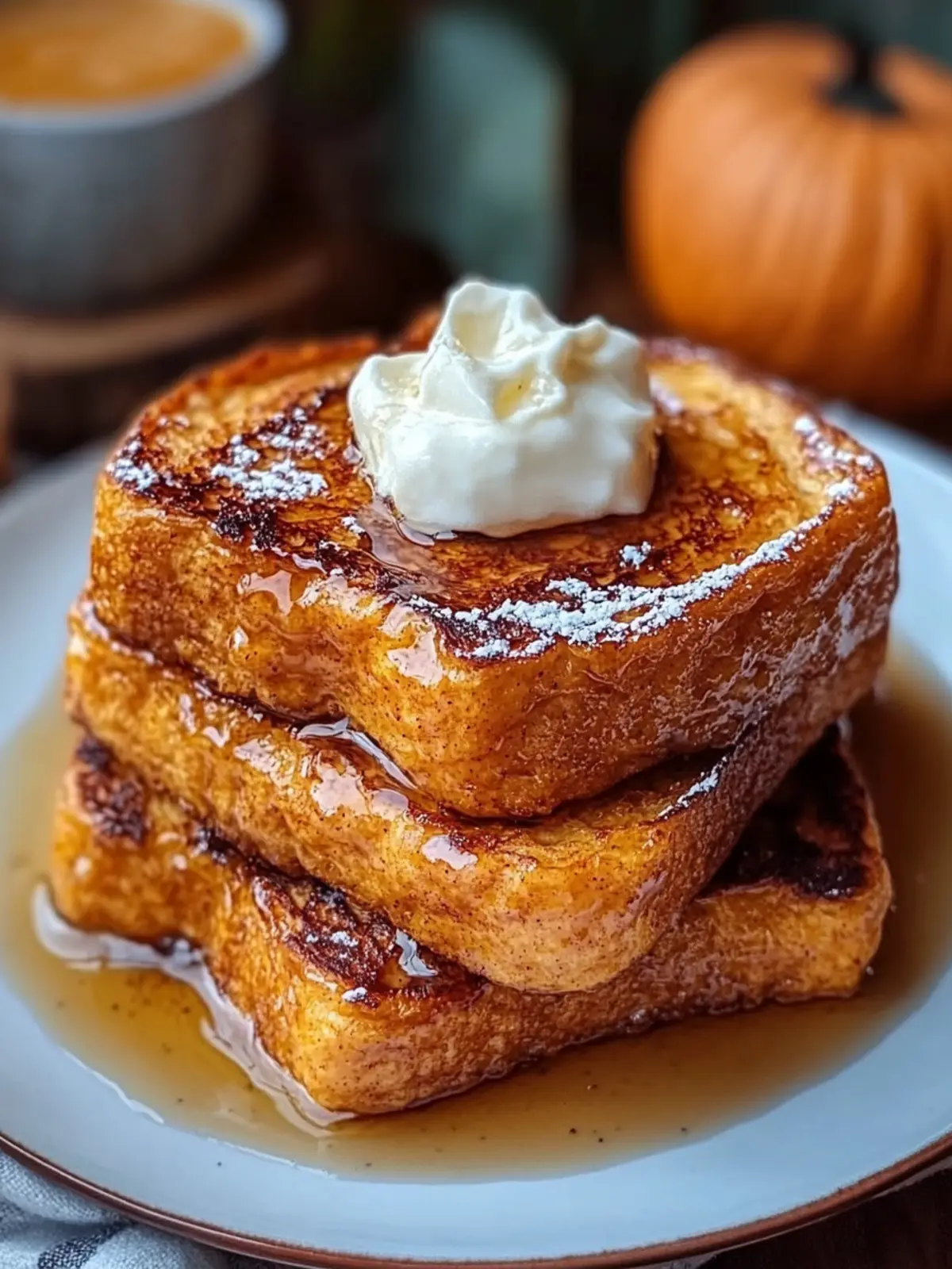 Pumpkin French Toast: Cozy Up with This Fall Favorite! 4 Pumpkin French Toast