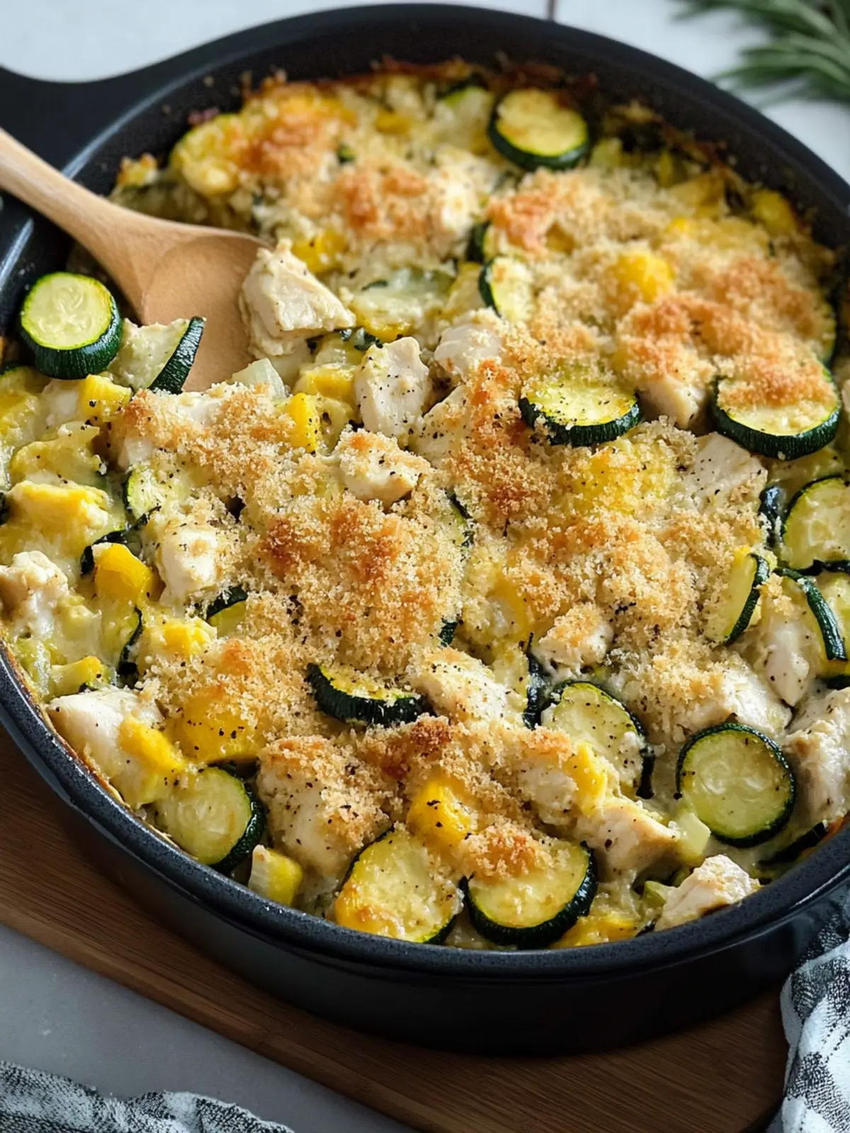 Creamy Chicken Zucchini Casserole Your Family Will Love 3 Chicken Zucchini Casserole