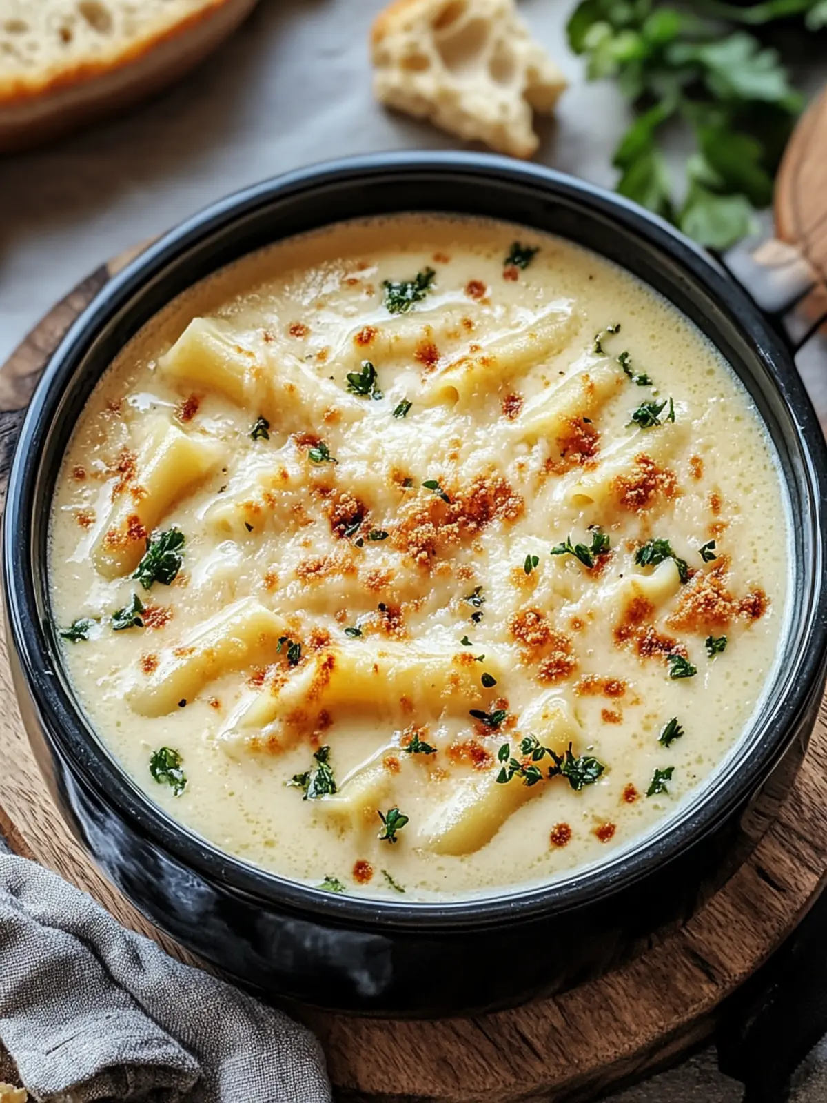 Creamy White Lasagna Soup