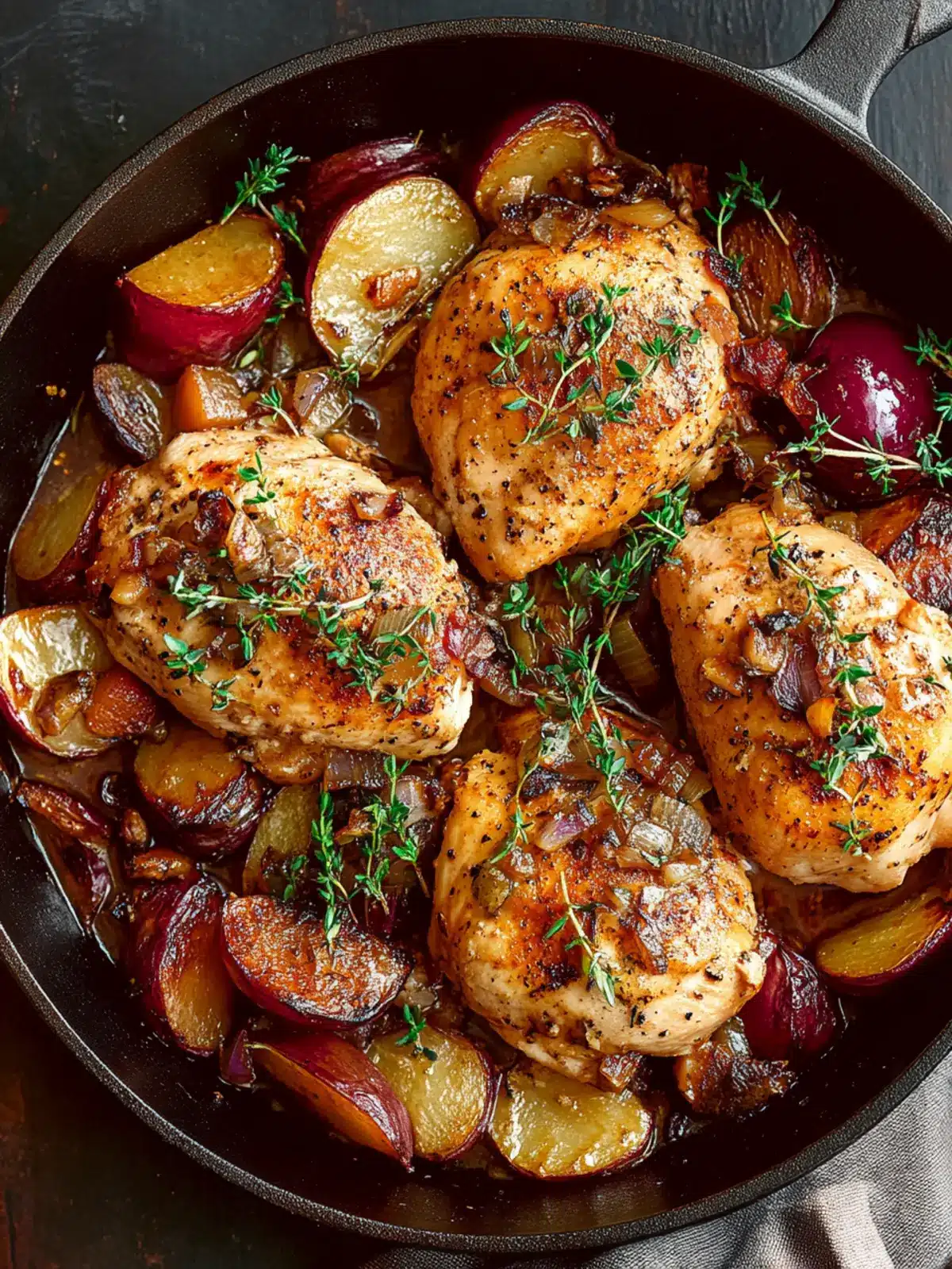 Autumn Harvest Chicken Skillet: Cozy One-Pan Delight for Fall 4 Autumn Harvest Chicken Skillet