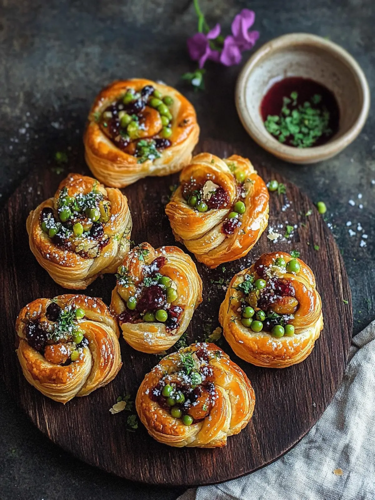 Dabeli Puff Pastry Swirl: A Flavorful Twist on Appetizers 2 Dabeli Puff Pastry Swirl