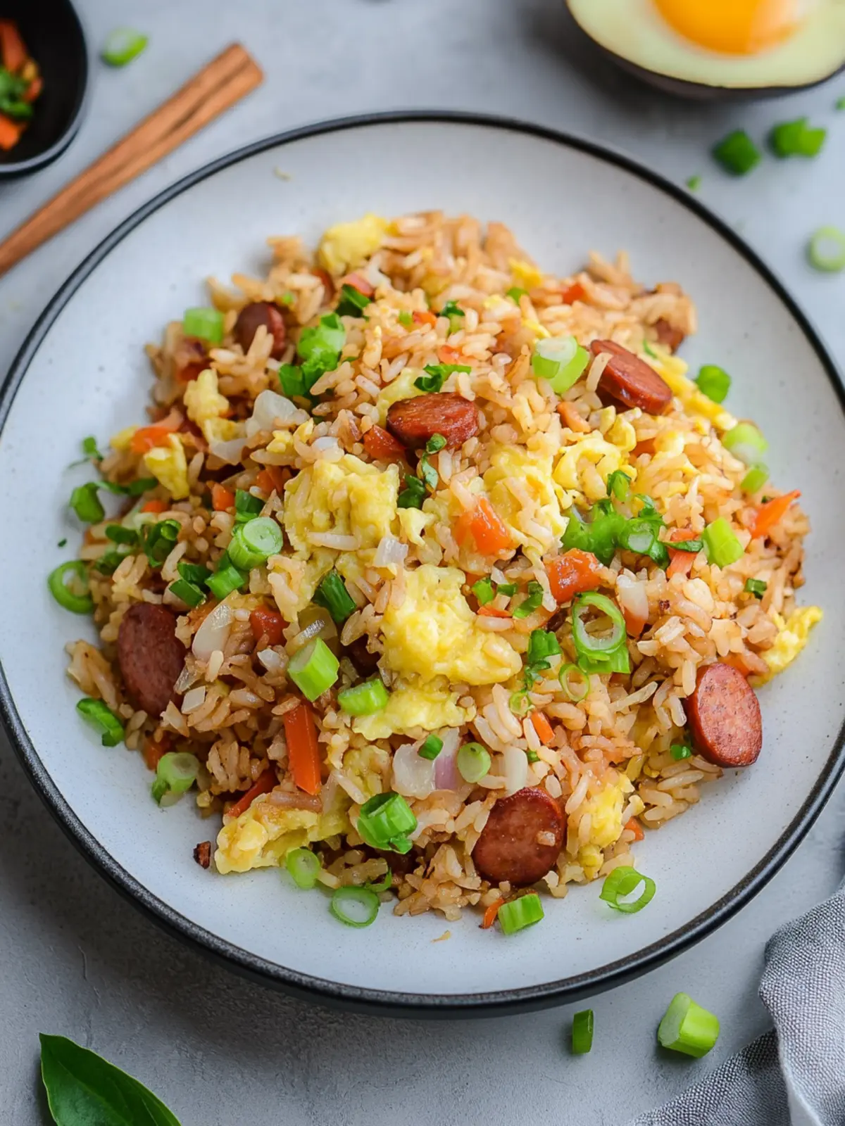 Kielbasa Fried Rice: Quick Dinner Your Family Will Love 2 Kielbasa Fried Rice