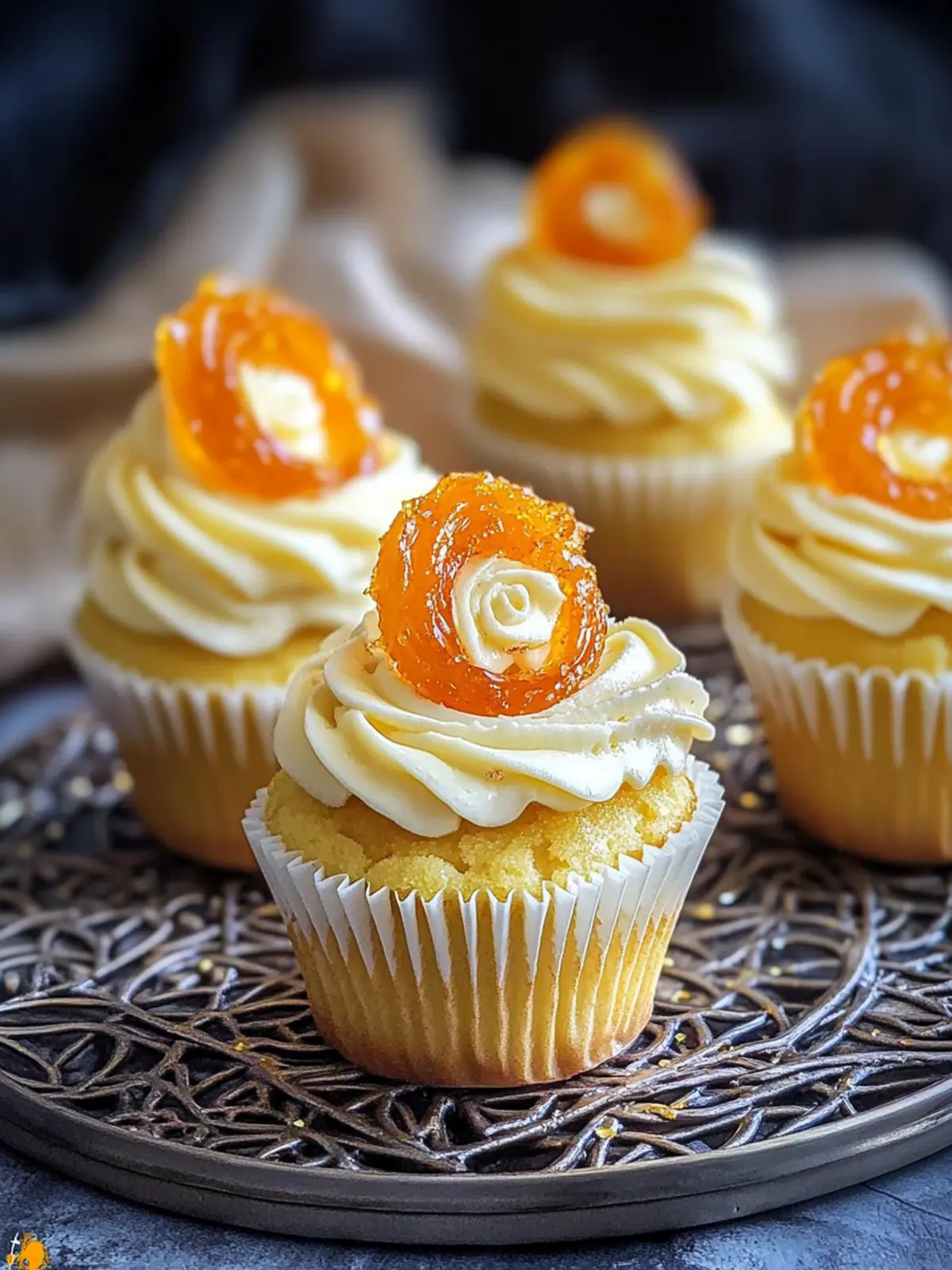Delicious Rabdi Jalebi Cupcakes – Eggless Indian Fusion Treat 3 Rabdi Jalebi Cupcakes