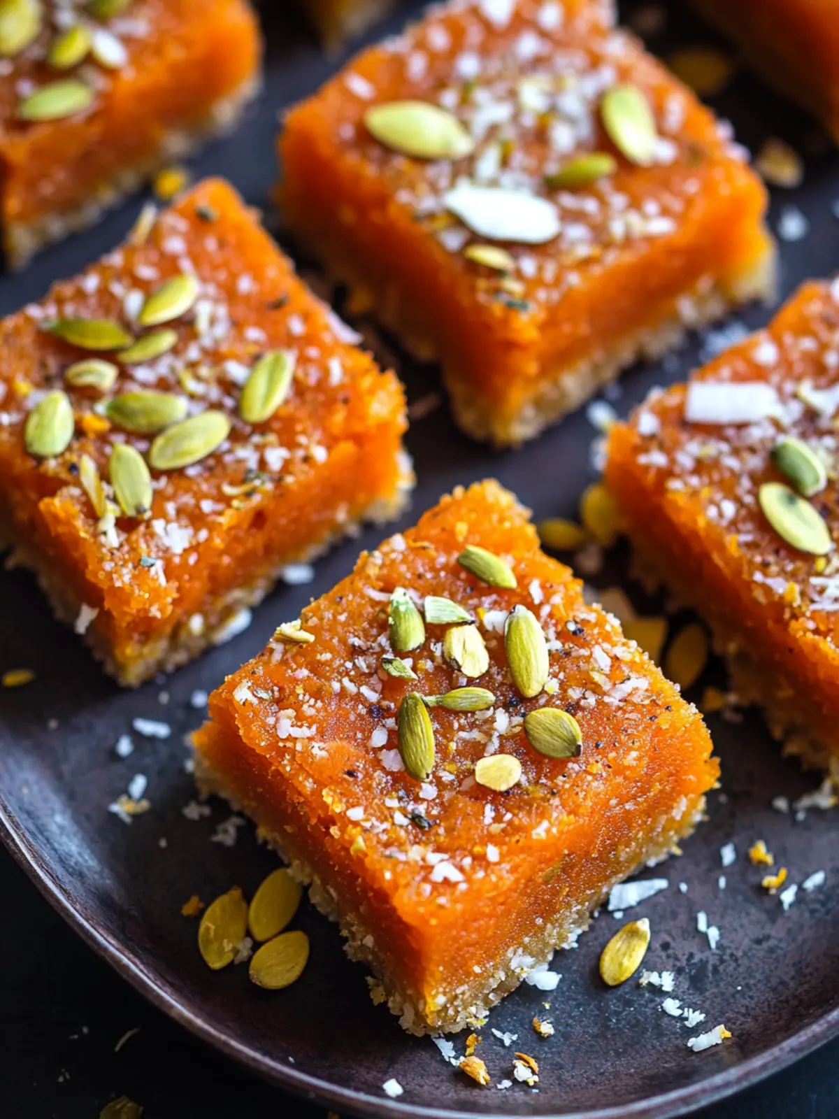 Delicious Layered Carrot Halwa Coconut Burfi Vegan Bliss 4 Layered Carrot Halwa Coconut Burfi Vegan