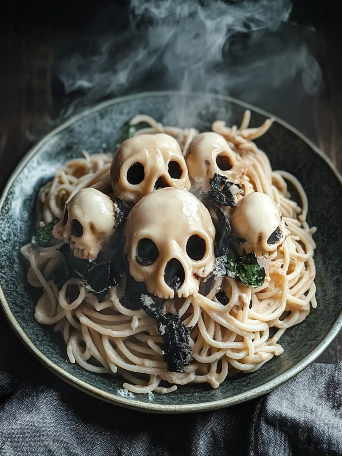 Mushroom Skulls Spooky Pasta: A Halloween Feast to Impress 5 Mushroom Skulls Spooky Pasta