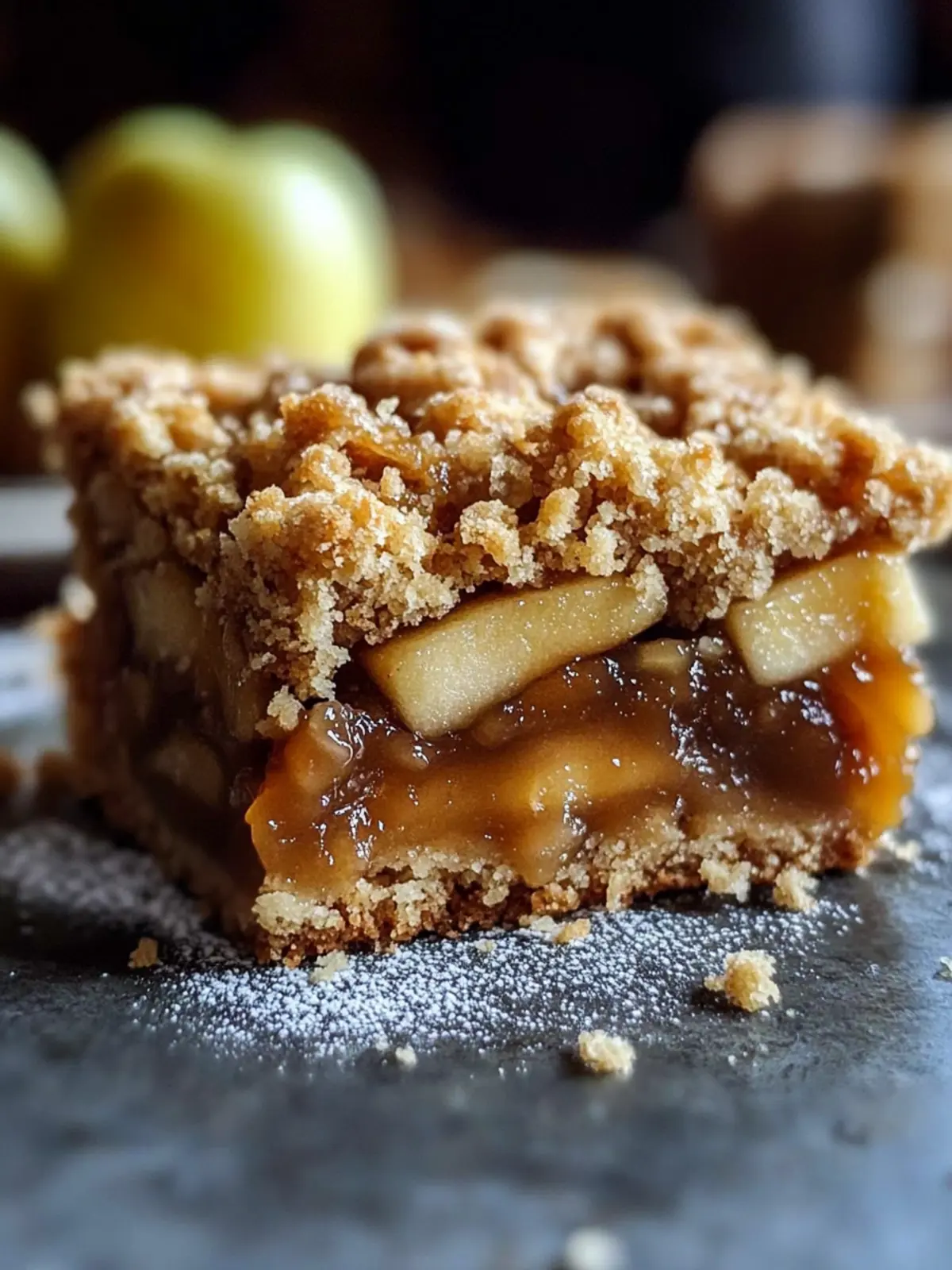 Salted Caramel Apple Crumble Bars: Your Perfect Fall Dessert 2 Salted Caramel Apple Crumble Bars