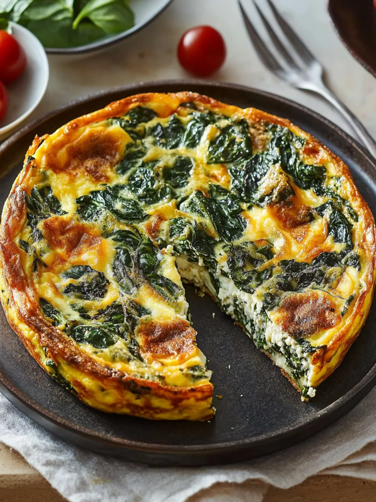 Perfect Spinach Frittata