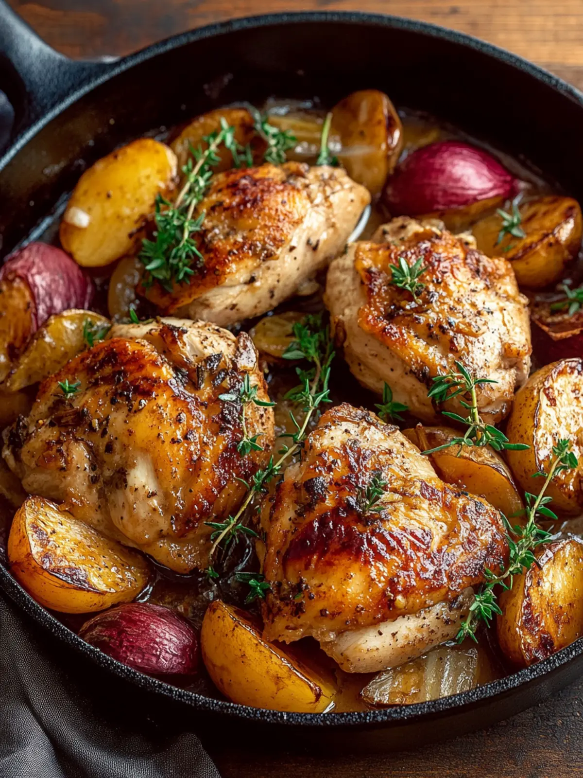 Autumn Harvest Chicken Skillet: Cozy One-Pan Delight for Fall 5 Autumn Harvest Chicken Skillet