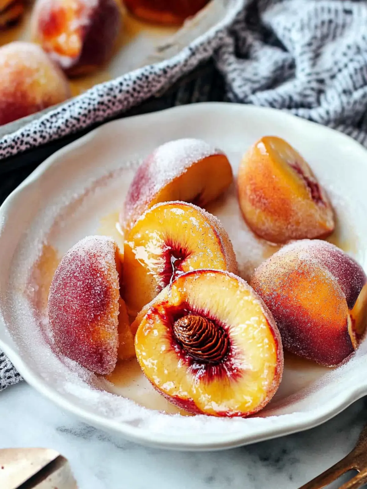 Cinnamon Sugar Baked Peaches: A Sweet Twist on Summer Joy 4 Cinnamon Sugar Baked Peaches