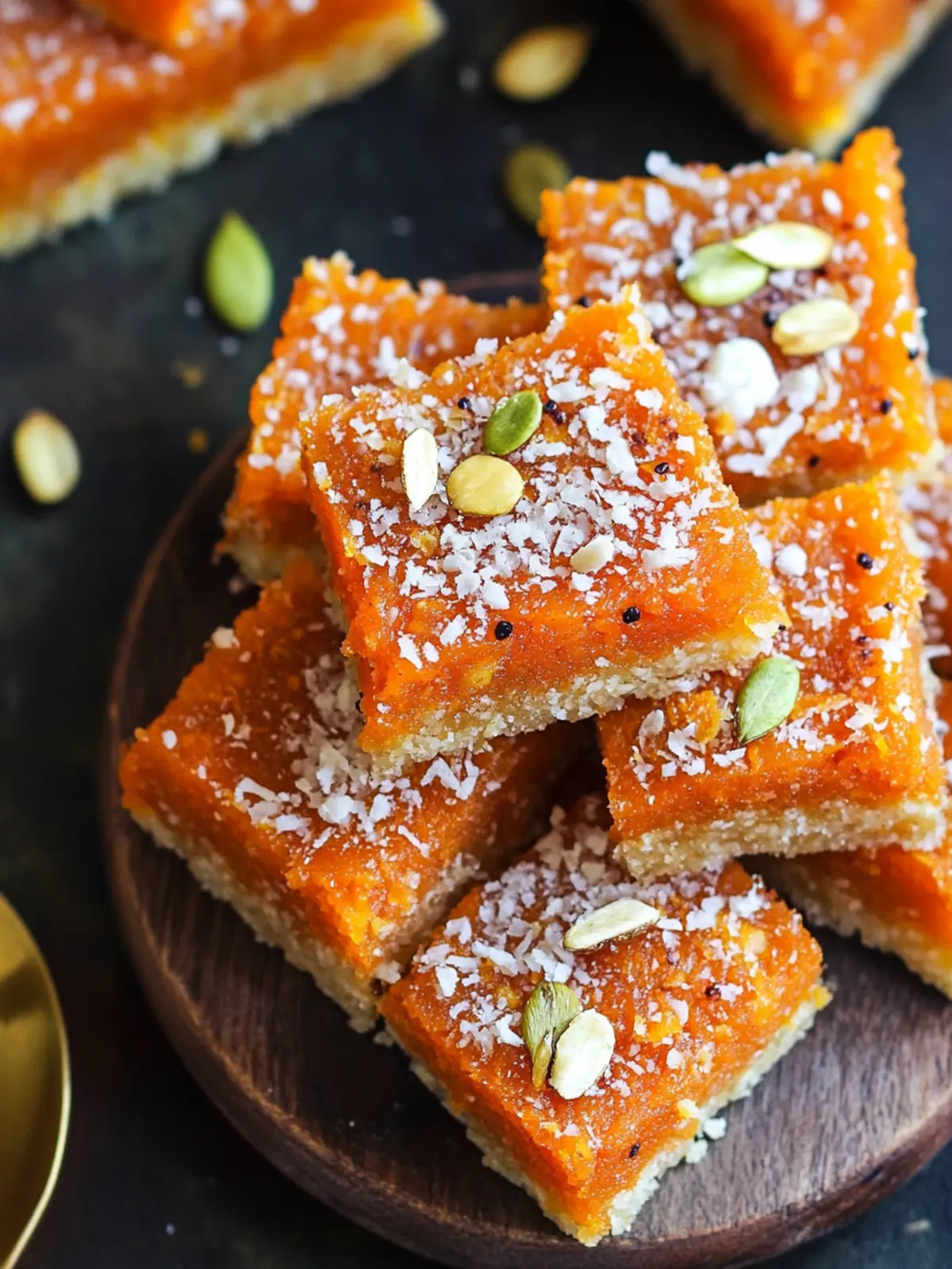 Delicious Layered Carrot Halwa Coconut Burfi Vegan Bliss 5 Layered Carrot Halwa Coconut Burfi Vegan