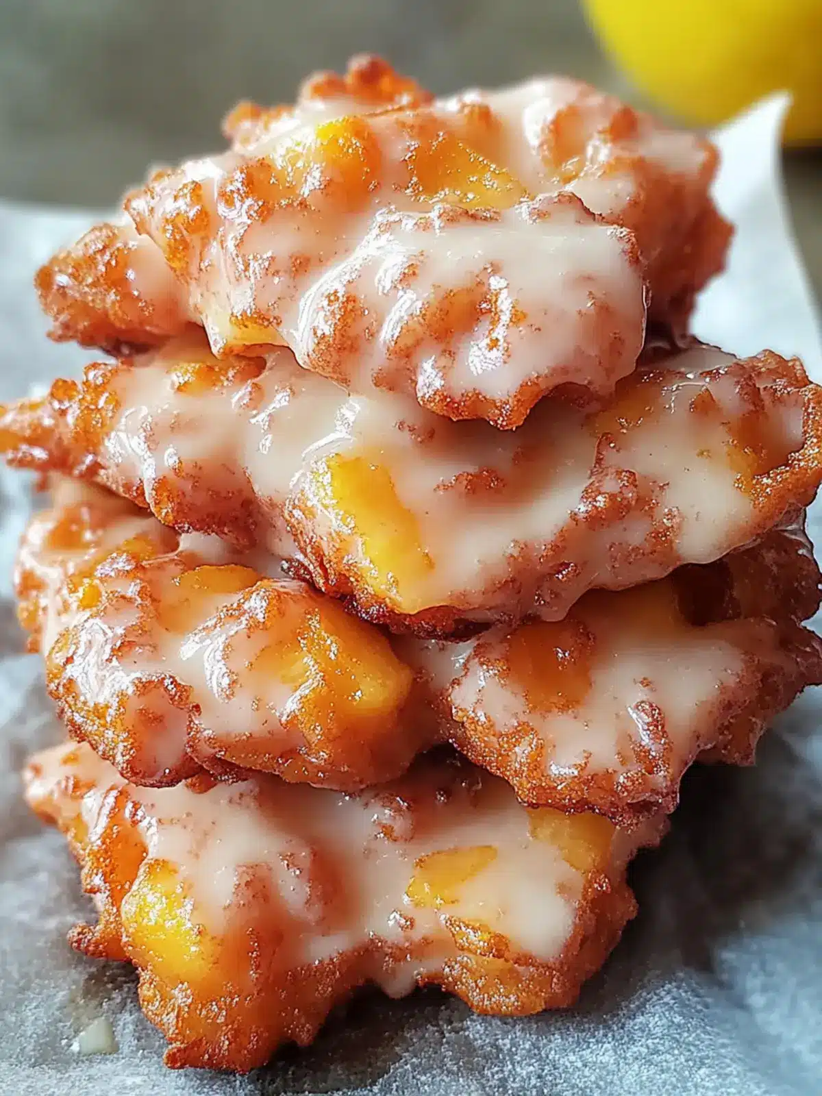 Fresh Peach Fritters